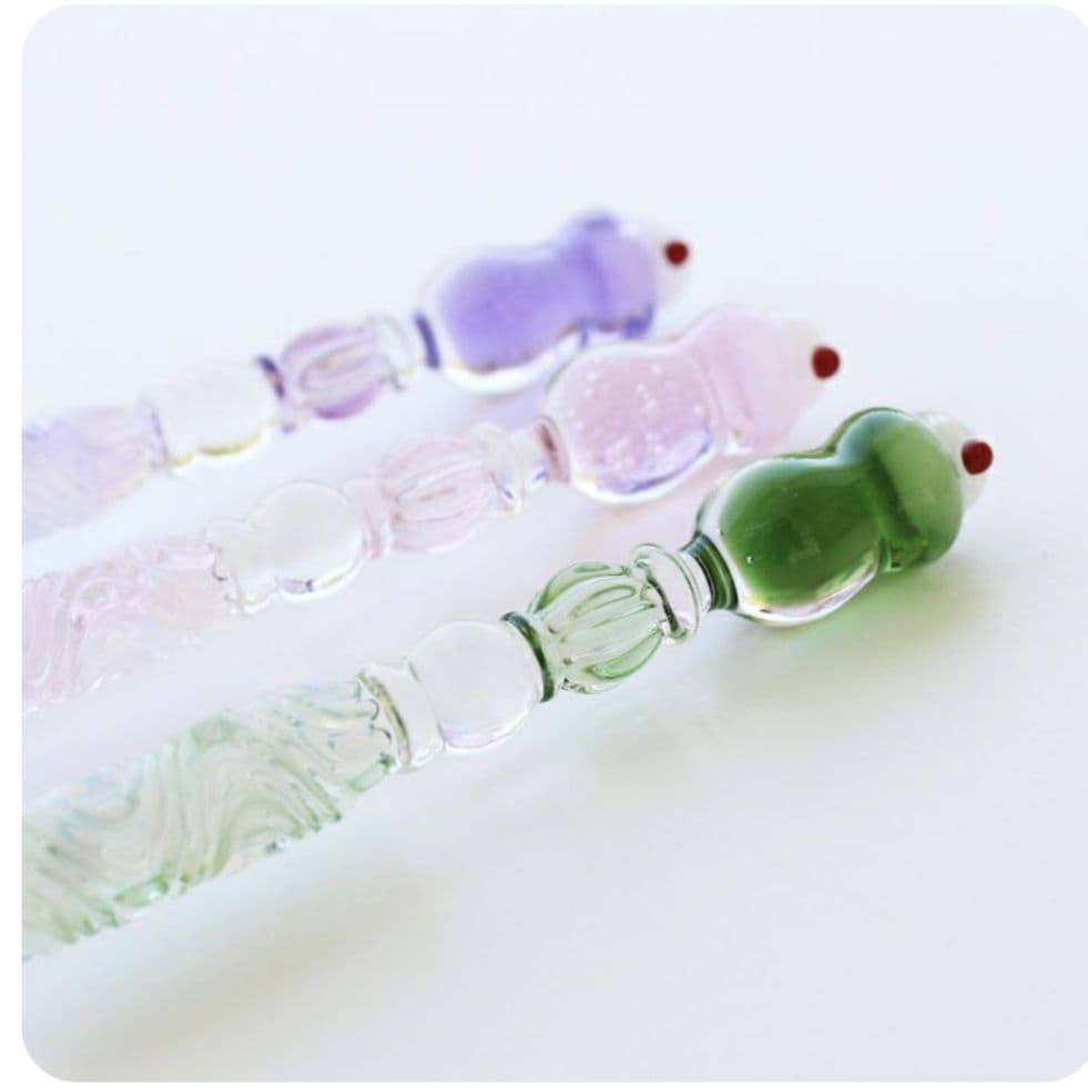 フルカワ雑貨店 恋するクリームソーダガラスペン2　パープル