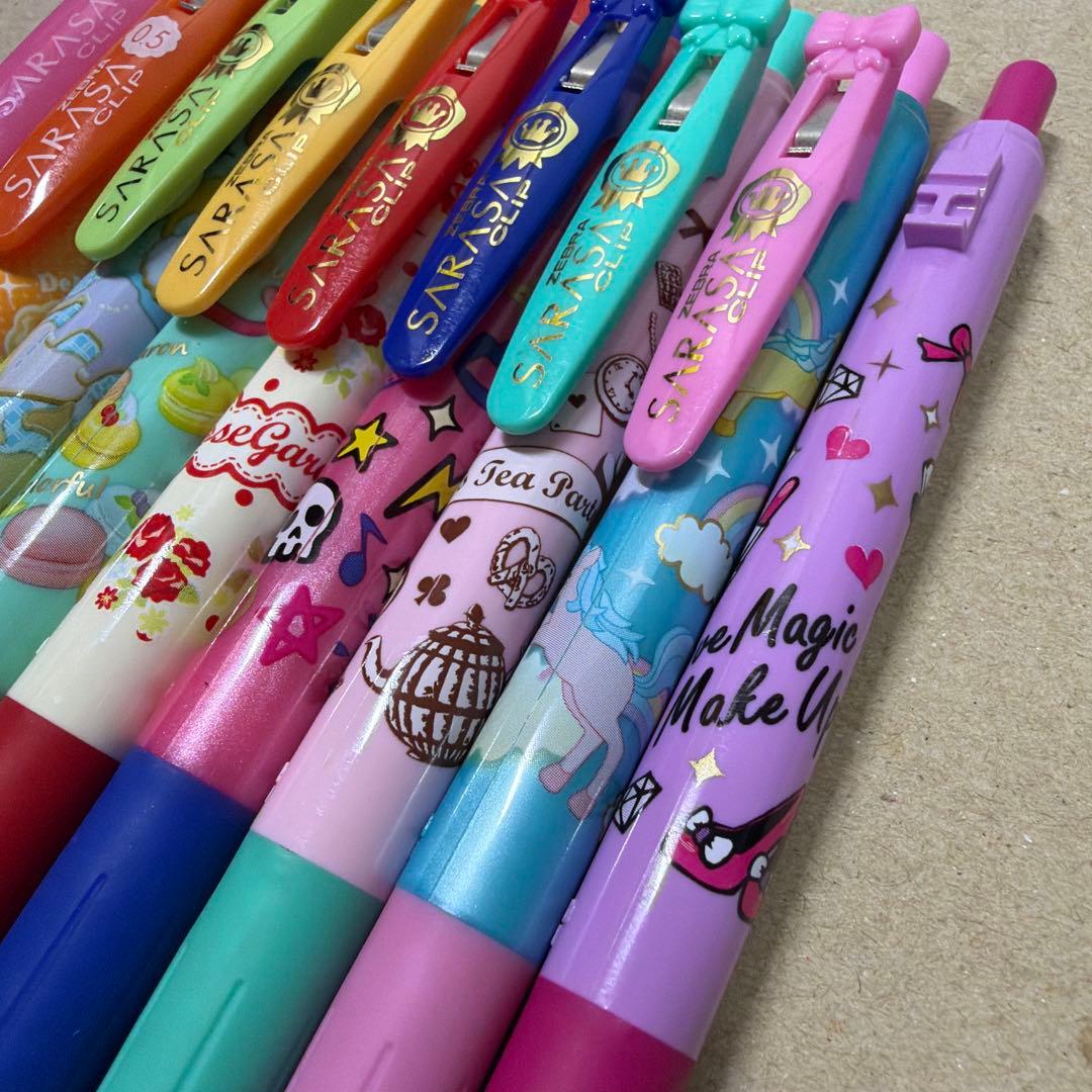 限定 ゼブラ SARARA サラサ ボールペン ピチレモン 匂い付き 9本セット