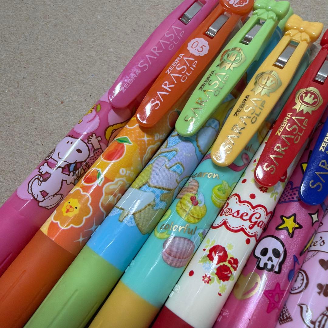 限定 ゼブラ SARARA サラサ ボールペン ピチレモン 匂い付き 9本セット