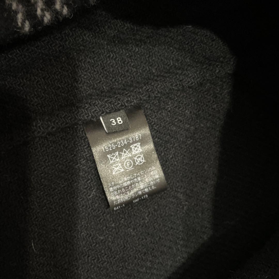 日本製【UNITED ARROWS】ウールナイロン2ポケットハーフコート　38