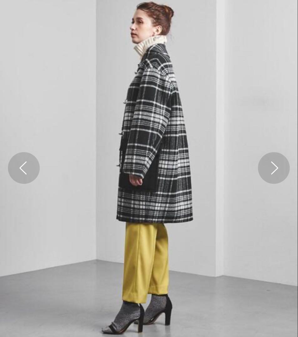 日本製【UNITED ARROWS】ウールナイロン2ポケットハーフコート　38