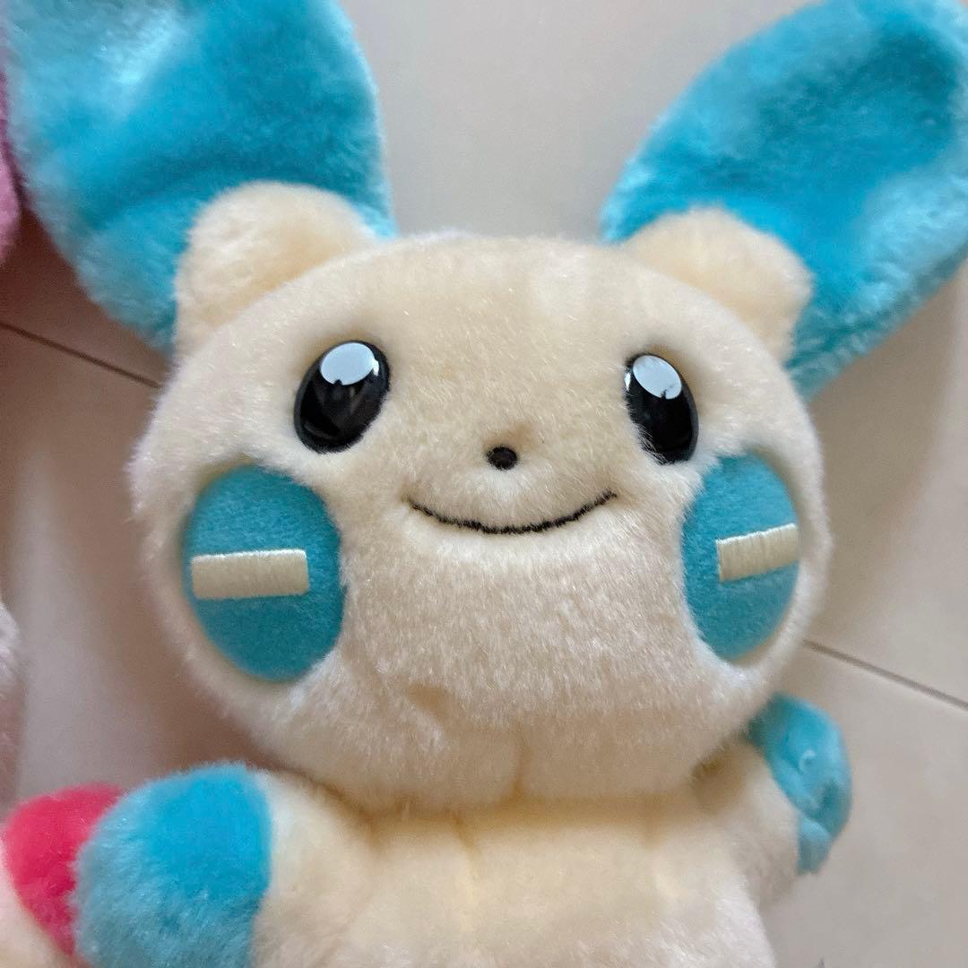 ポケモン TOMY プラスル マイナン ぬいぐるみセット レトロ 当時物