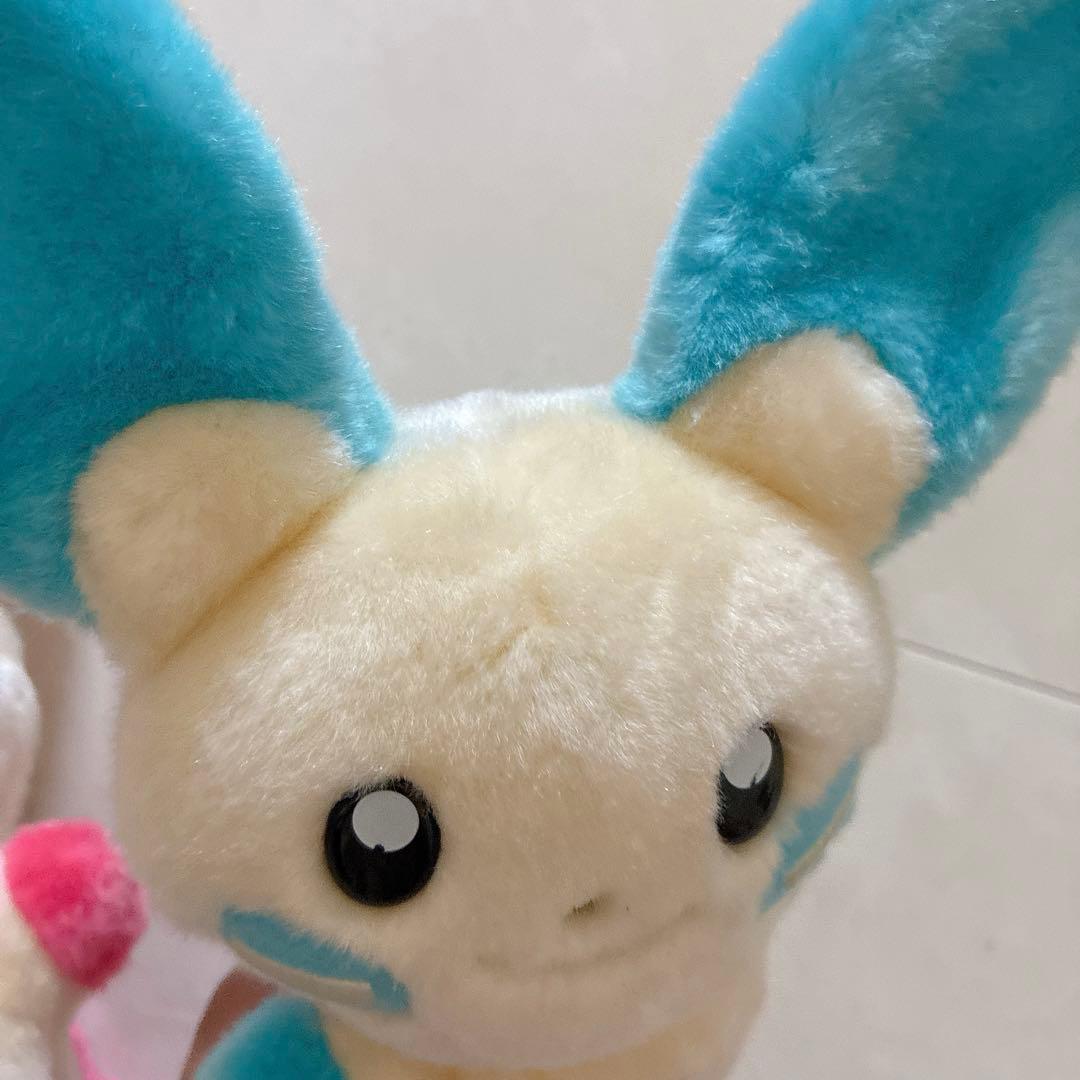 ポケモン TOMY プラスル マイナン ぬいぐるみセット レトロ 当時物