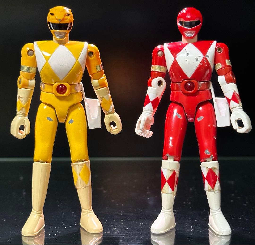 恐竜戦隊ジュウレンジャー　超合金/ソフビ　ティラノレンジャー　タイガーレンジャー