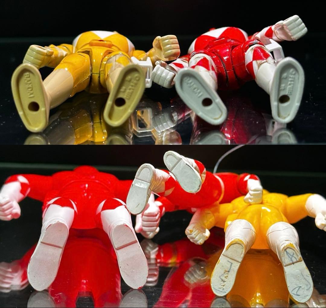 恐竜戦隊ジュウレンジャー　超合金/ソフビ　ティラノレンジャー　タイガーレンジャー