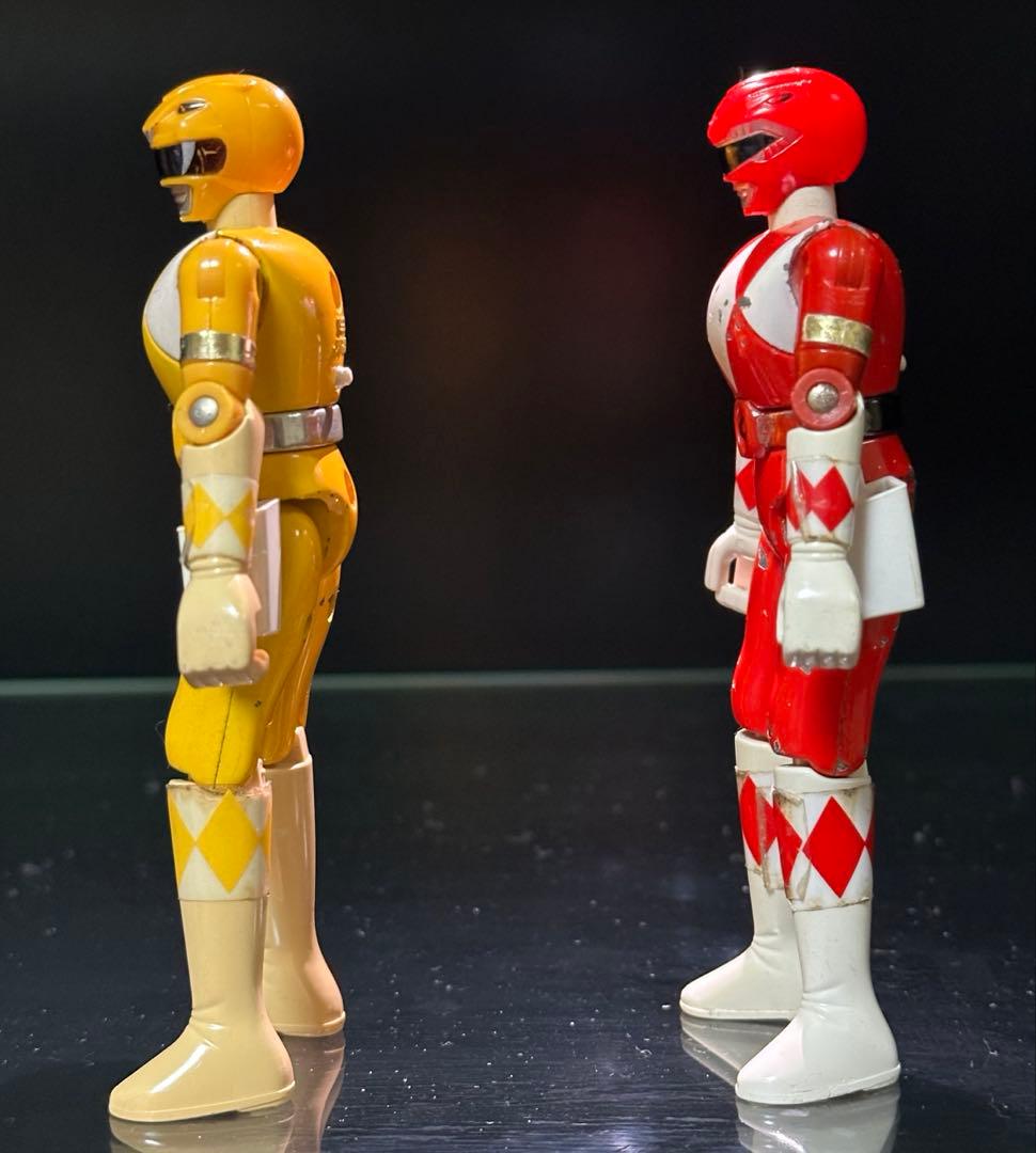 恐竜戦隊ジュウレンジャー　超合金/ソフビ　ティラノレンジャー　タイガーレンジャー