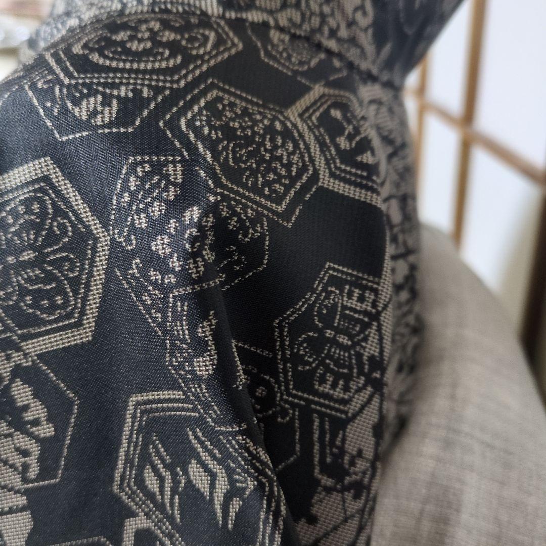 美品 型染 大島紬 丈162 裄68