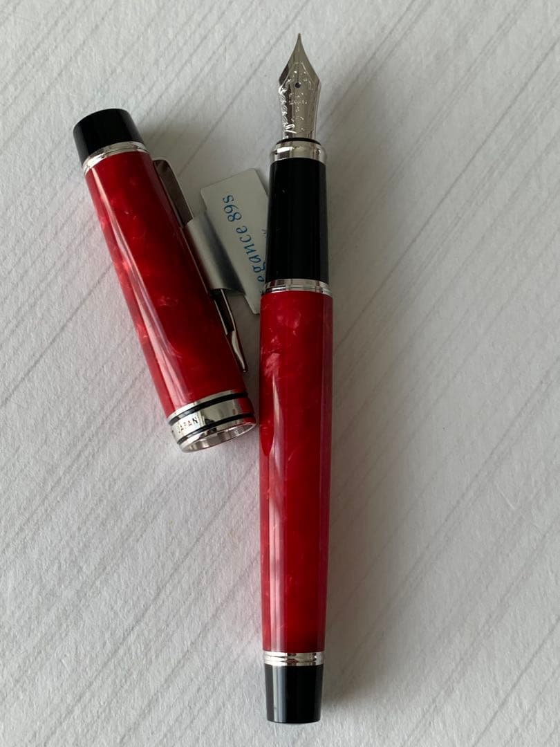 PILOT LEGANCE 89S レッド 万年筆 F字
