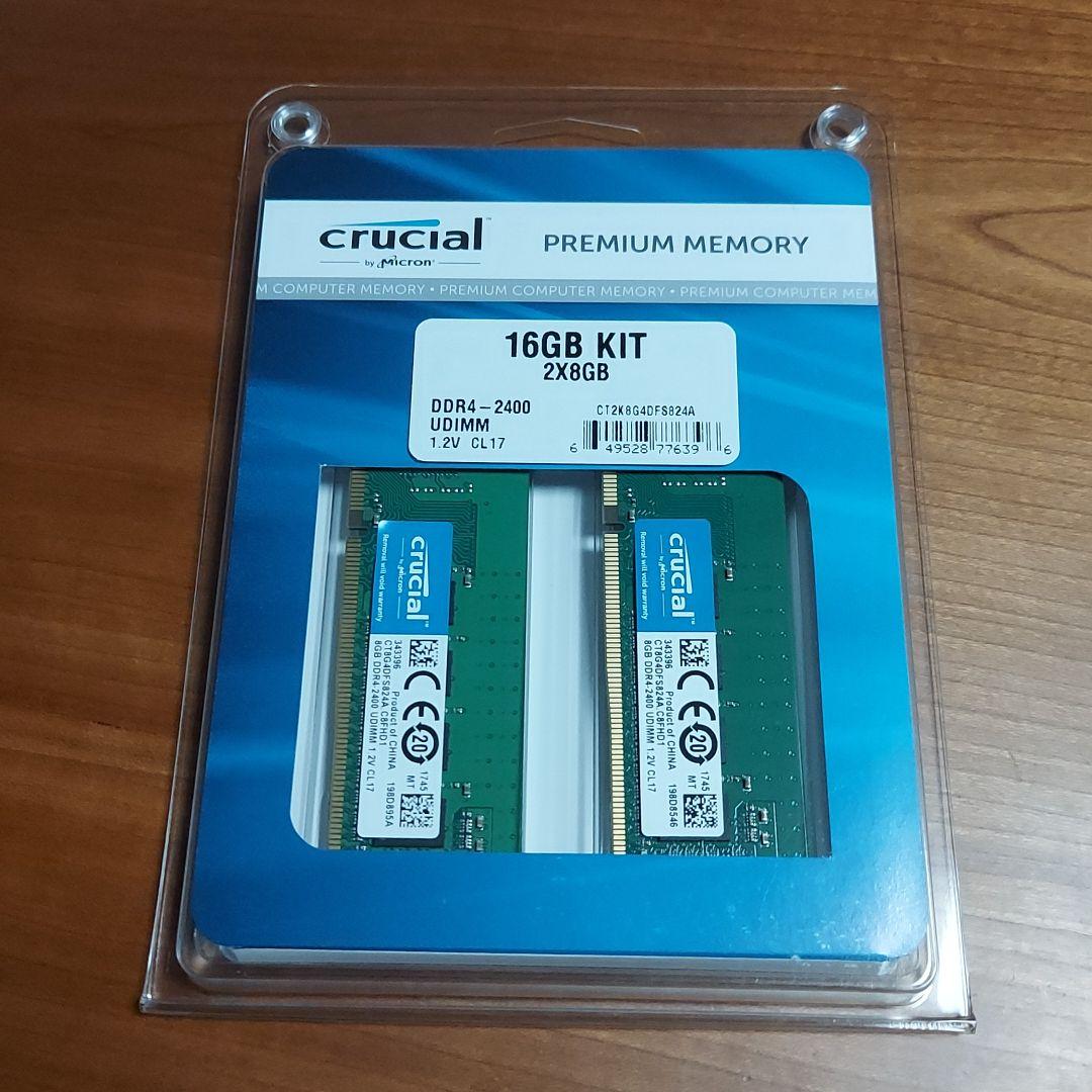 DDR4 PC4-19200 8GB×2 CT2K8G4DFS824A