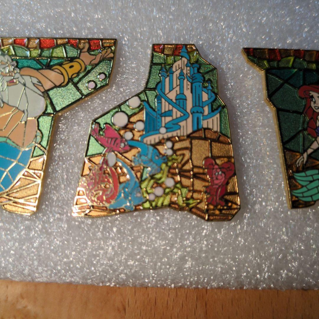 ディズニークルーズライン　リトルマーメイド　ピンバッジ　セット