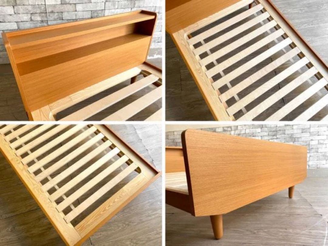 ［専用］ウニコ unico アルベロ ALBERO シングル ベッドフレーム