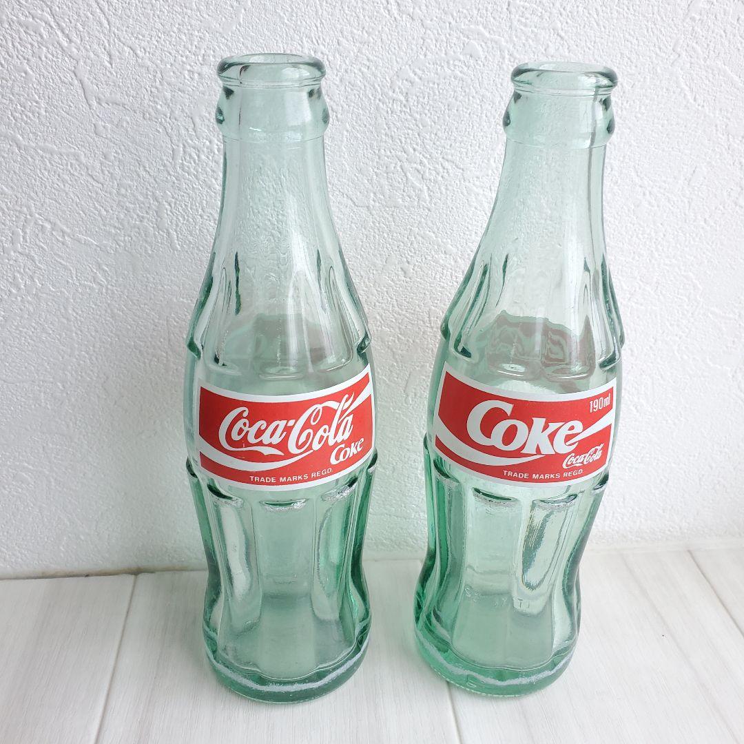 コカ・コーラ社製　ジュース瓶　昭和レトロ　空き瓶　 2本