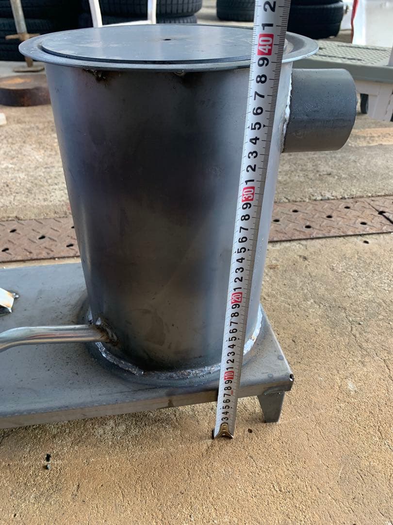 廃油ストーブ　耐熱塗装