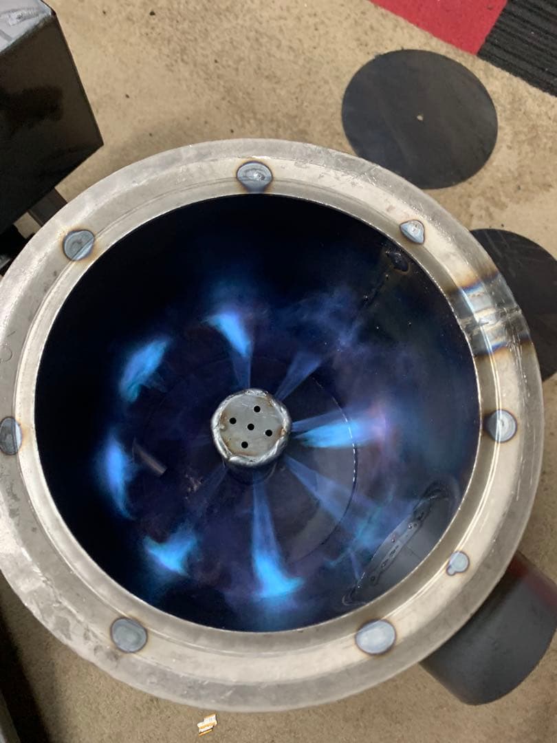 廃油ストーブ　耐熱塗装