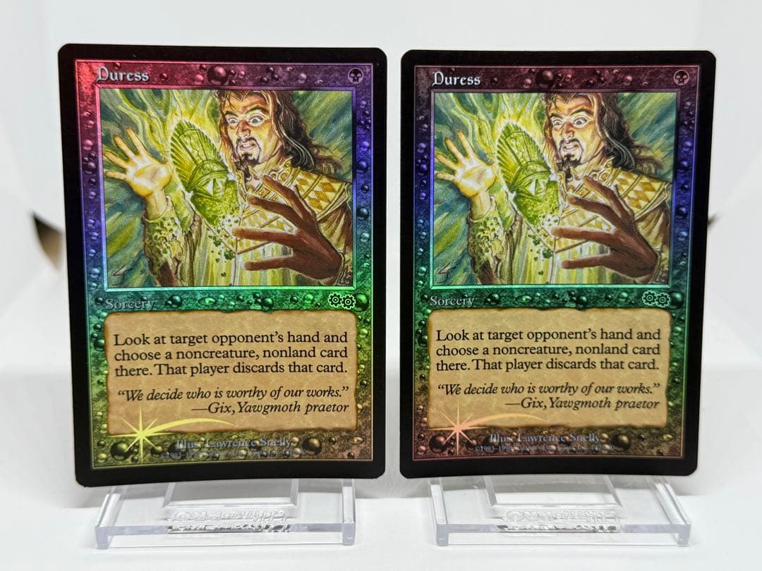 希少品　英語【Foil】《強迫/Duress》(アリーナ)[USG-P] 在庫2