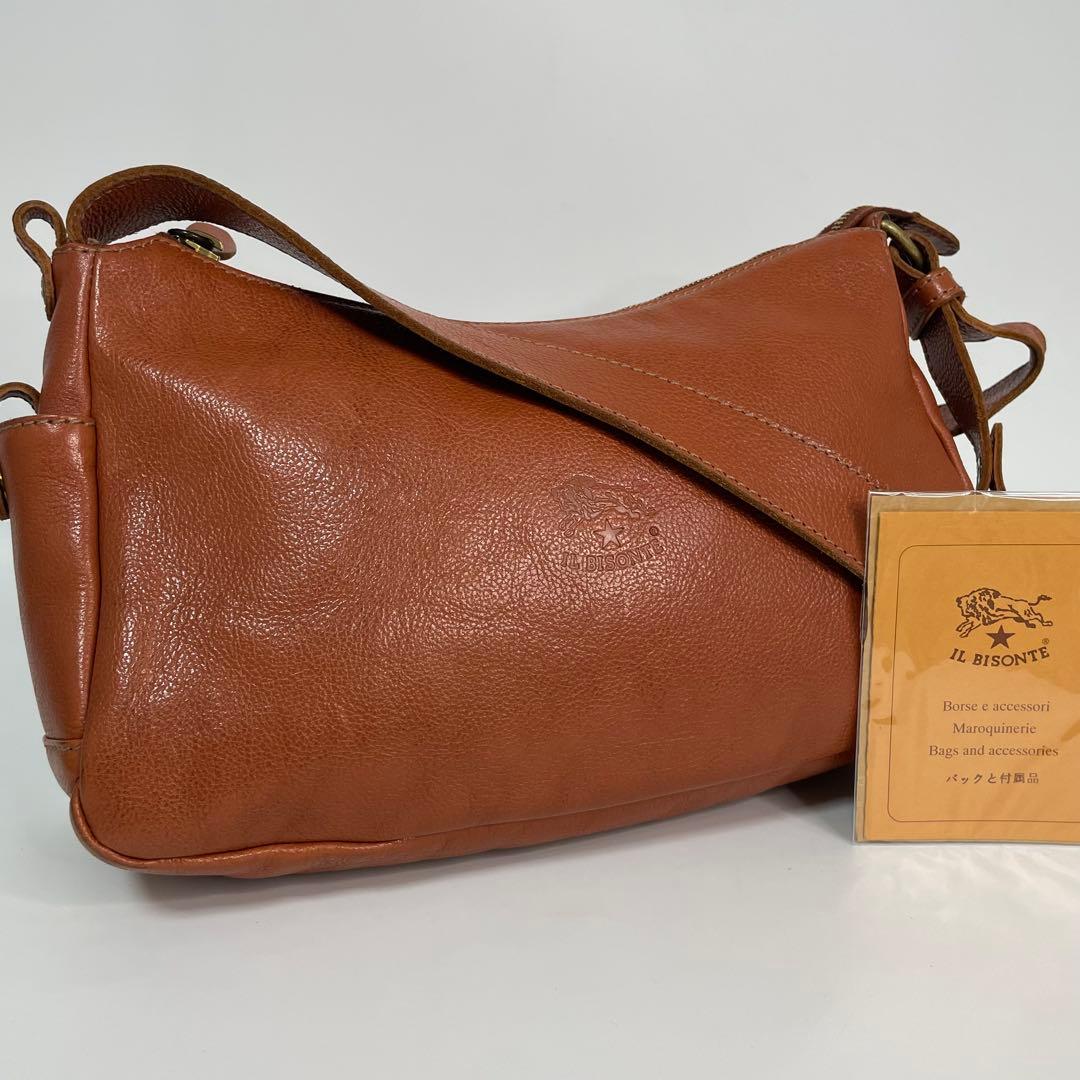 【24時間以内発送】イルビゾンテ　ショルダーバック　レザー