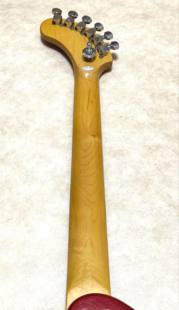 【美品】ZO-3 レッド アンプ内蔵ミニギター 専用ケース付 ロックピン付