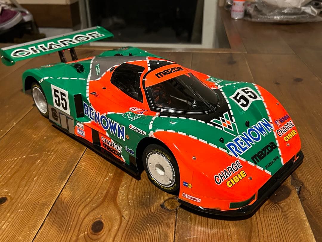 タミヤ　Mazda 787B cカー 塗装済み　ボディ　ラジコン　新品　未使用