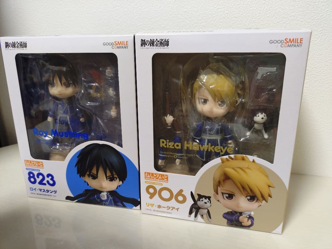 【特典付き】ねんどろいど　鋼の錬金術師　ロイ・マスタング　リザ・ホークアイ
