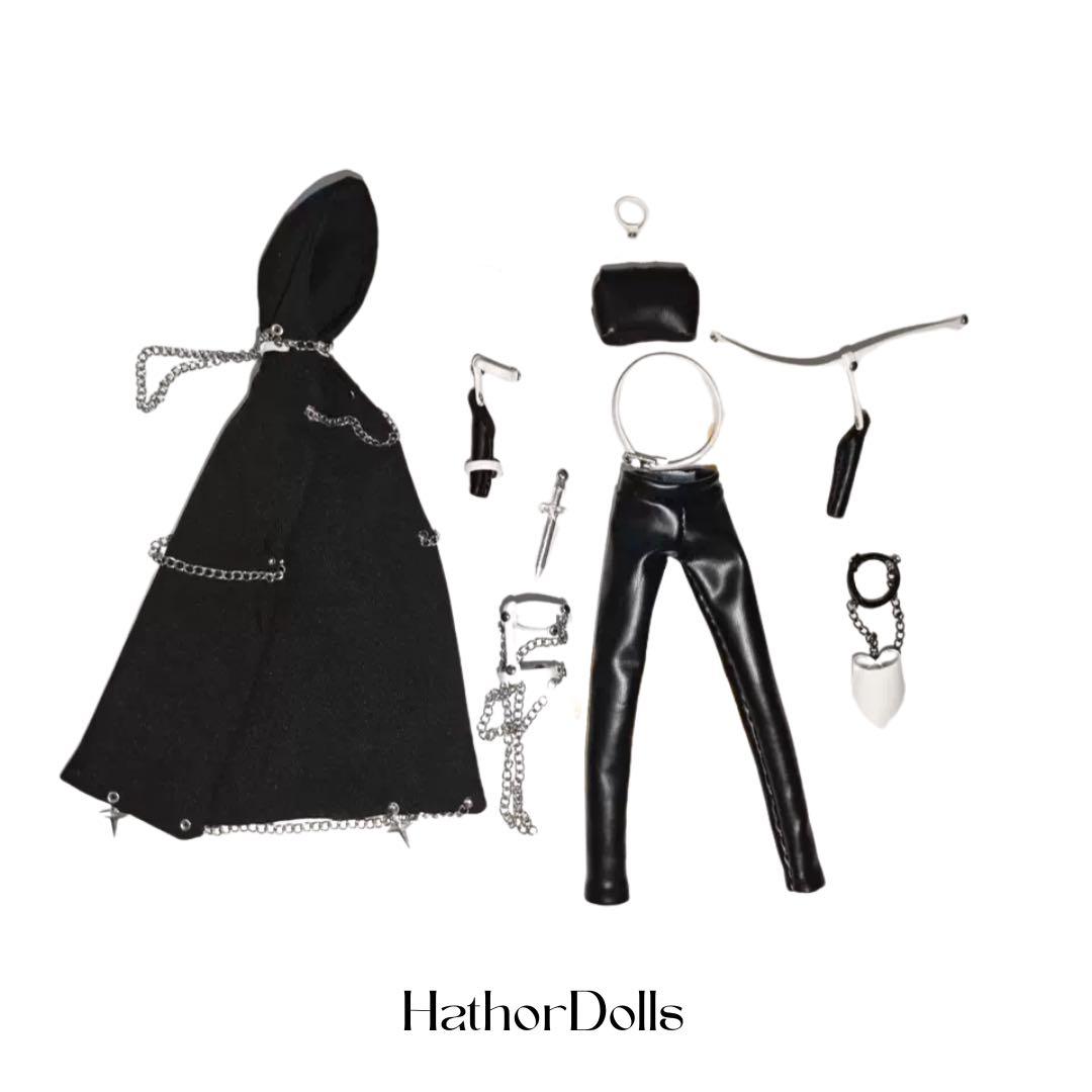 限定出品　ハウドメイド　悸動瞬息 シチリアの追憶用　洋服セット　靴付き　黒セット