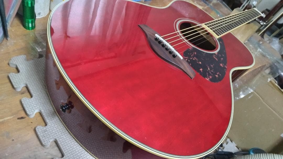 ❤️弦高調整済「YAMAHA ヤマハ FS-820 」＋ケース('▽')赤い彗星