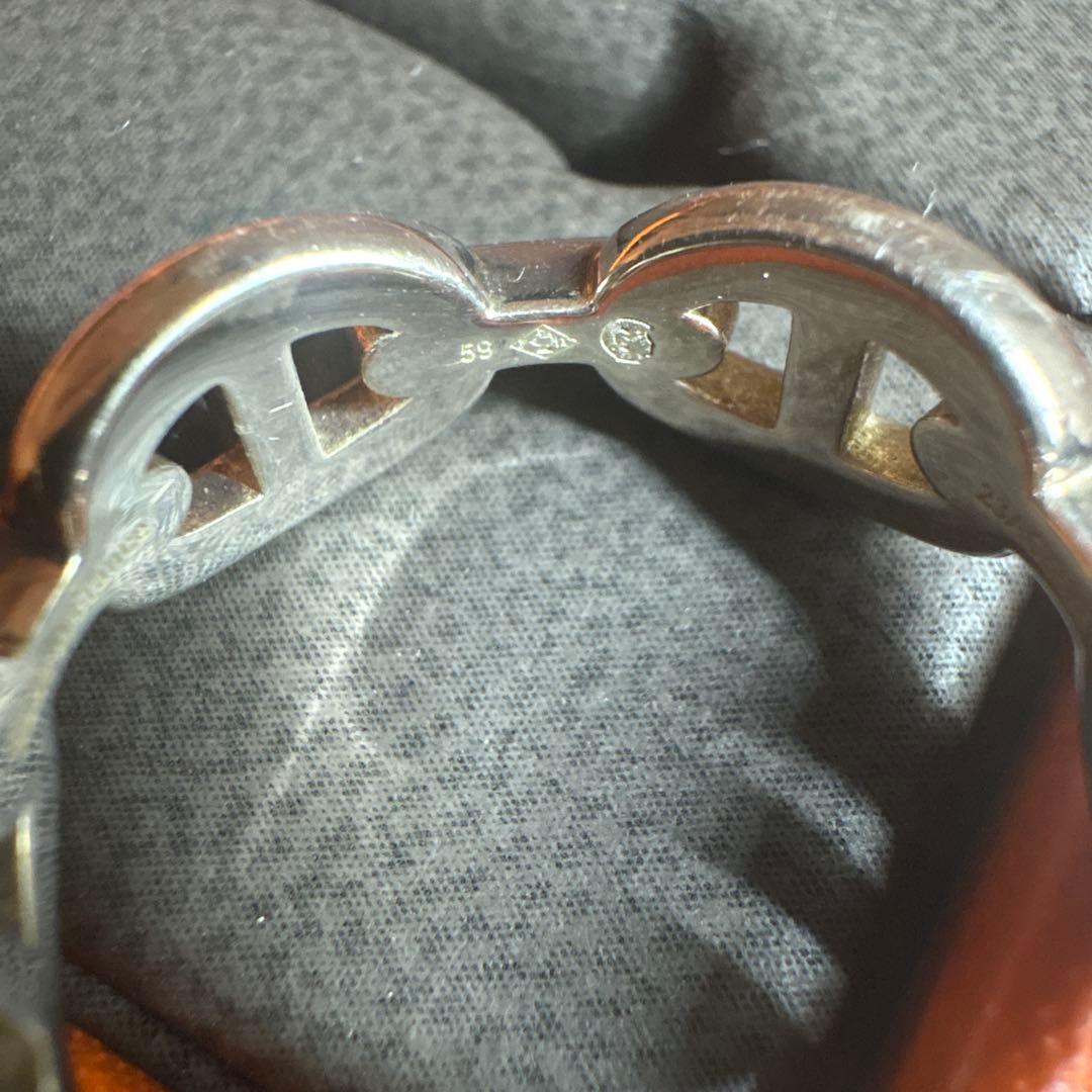 HERMES シルバーリング サイズ59