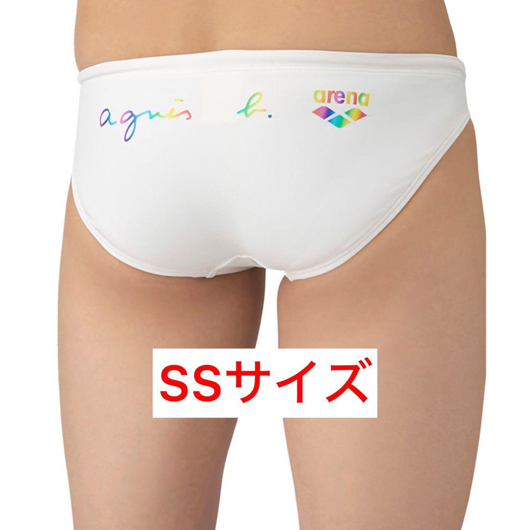 アリーナ arena アニエスべー agnès b. 競泳水着 ホワイト