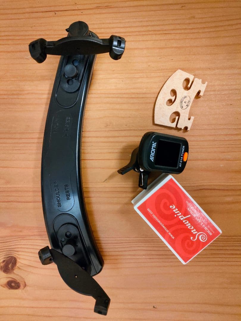 肩当て 弓2本 付き！ENNBOM サイレントバイオリン HVPV-30 4/4