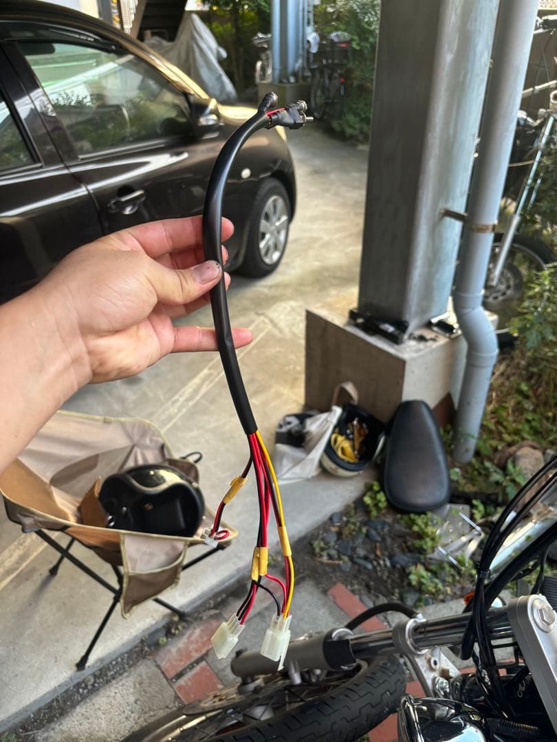 ドラッグスター250  スイッチ移設キット 制作