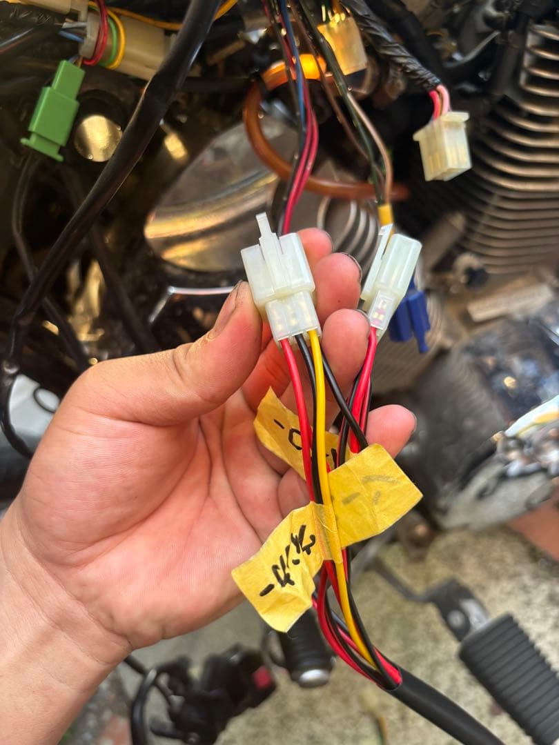 ドラッグスター250  スイッチ移設キット 制作