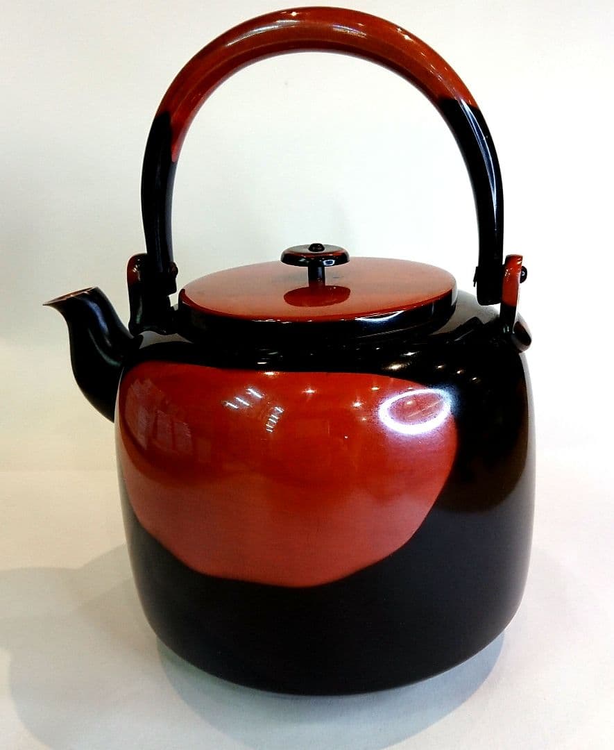 【茶道具】浄益形 水注薬缶 伊藤政治作