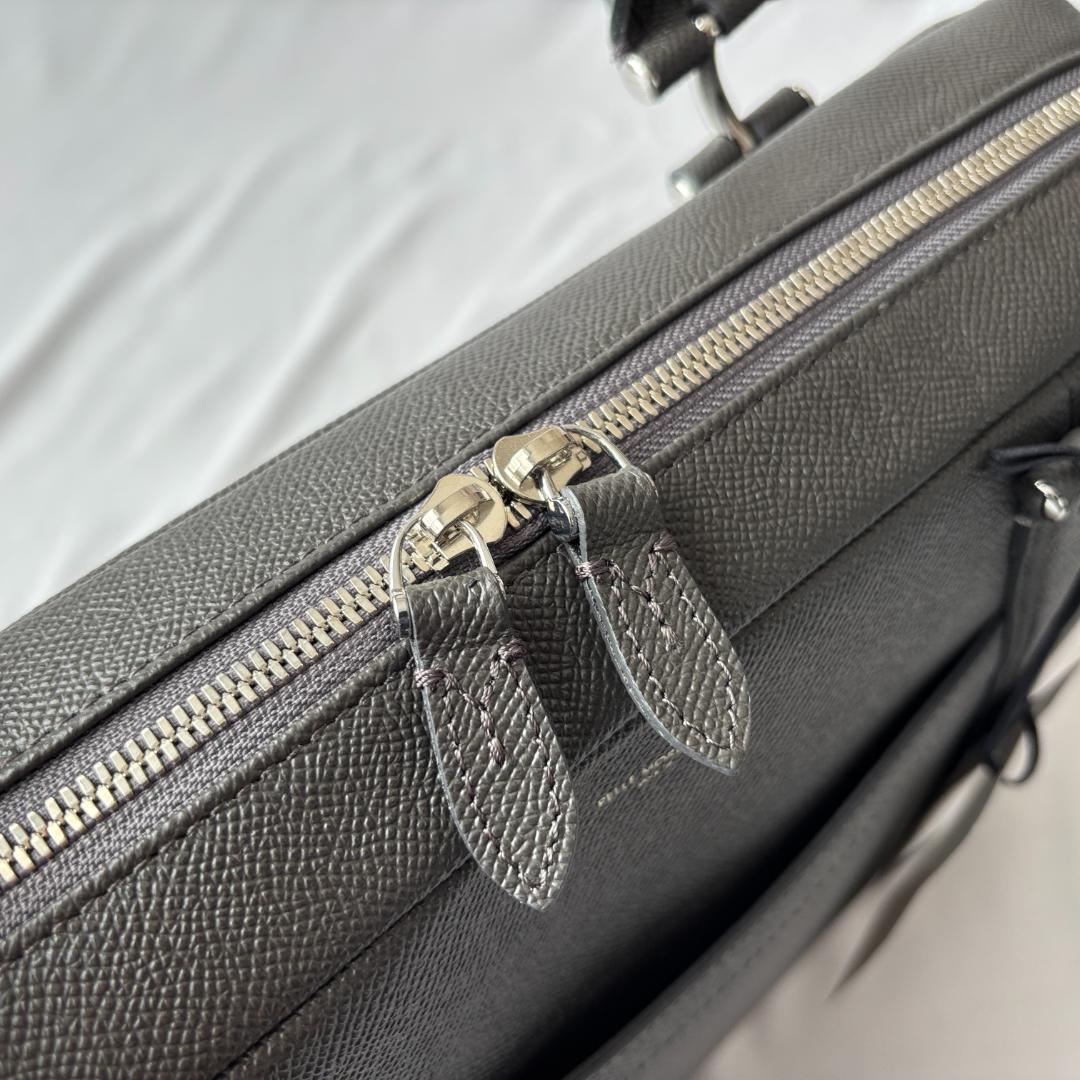 未使用 ペッレモルビダ deck/9 ブリーフ 2way ビジネスバッグ グレー