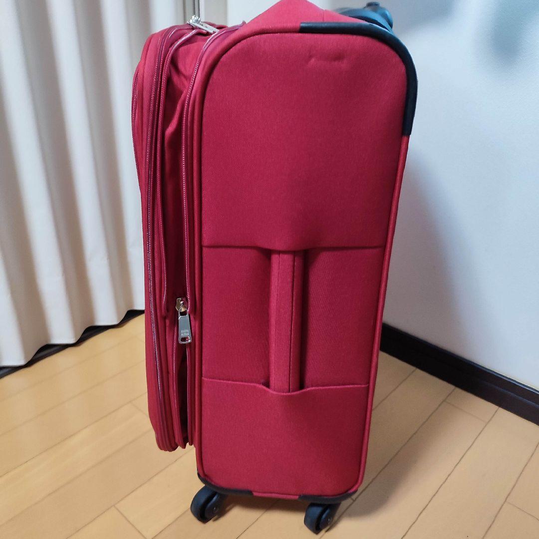   レッド キャリーケース 中型 トミーヒルフィガー
