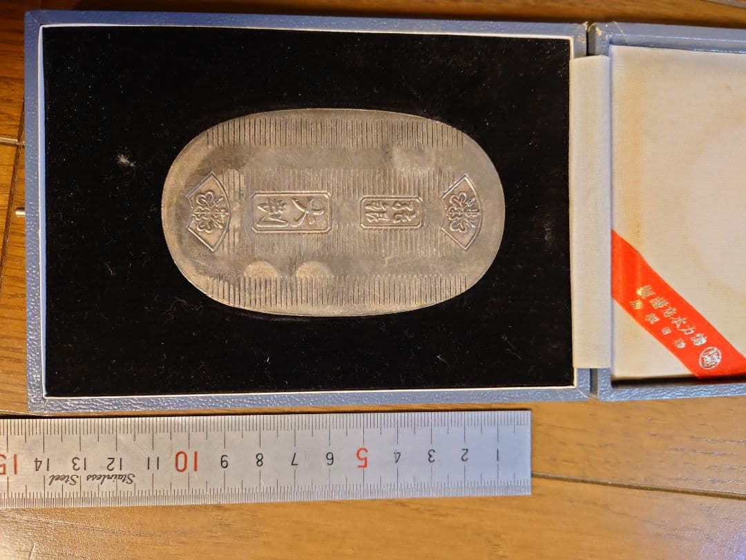 徳力本店謹製 純銀製 大判小判 40g 専用ケース付き