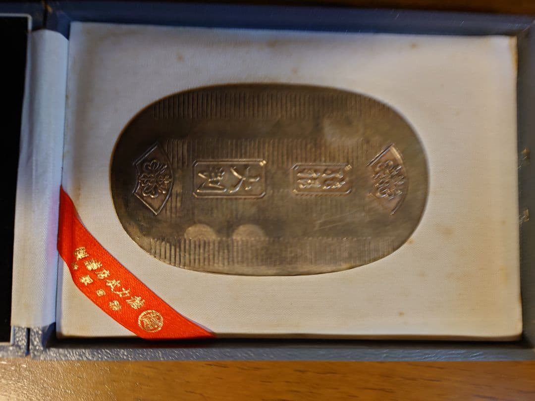 徳力本店謹製 純銀製 大判小判 40g 専用ケース付き