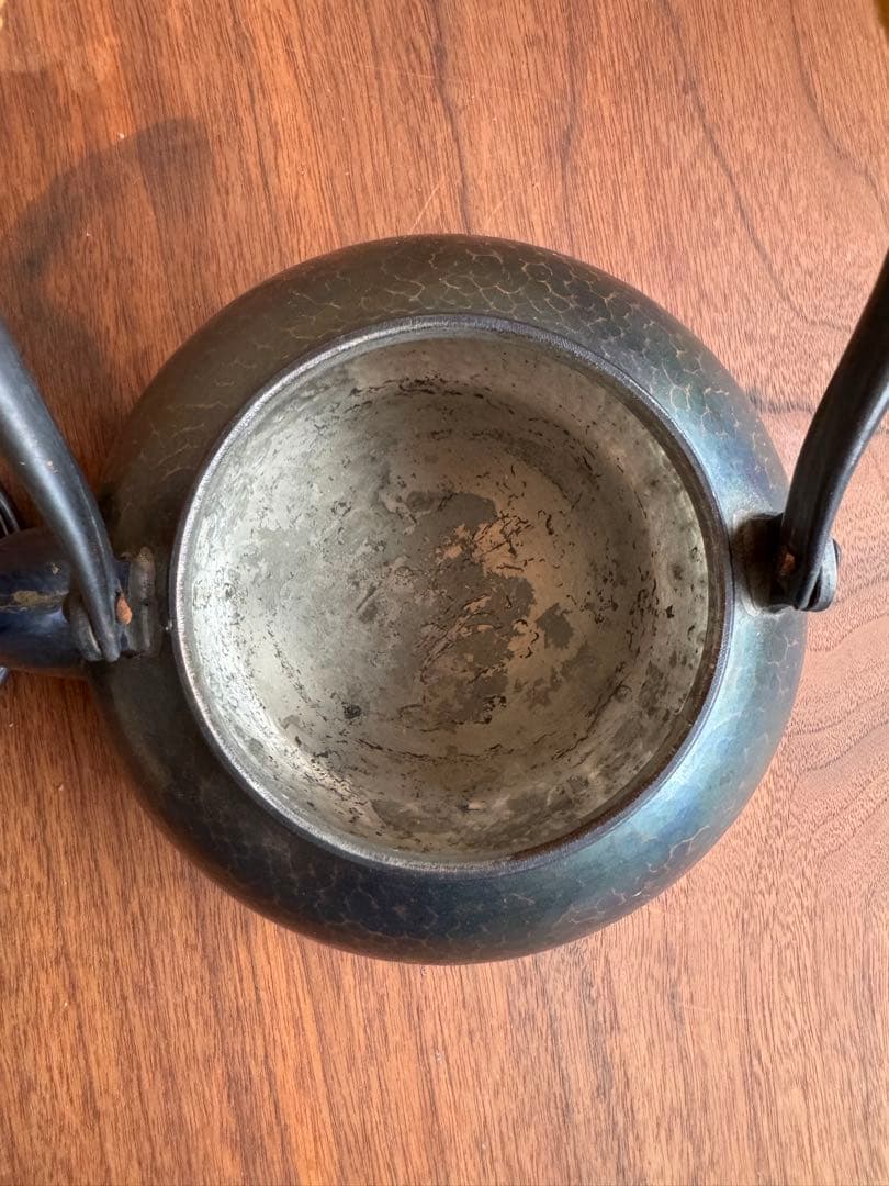 燕鎚起銅器 玉川堂　湯沸 紫金色（1.2L）