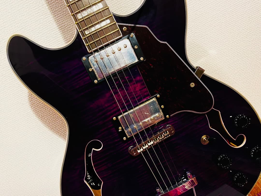 ギター GROTE 335 style Jazz Electric Guitar