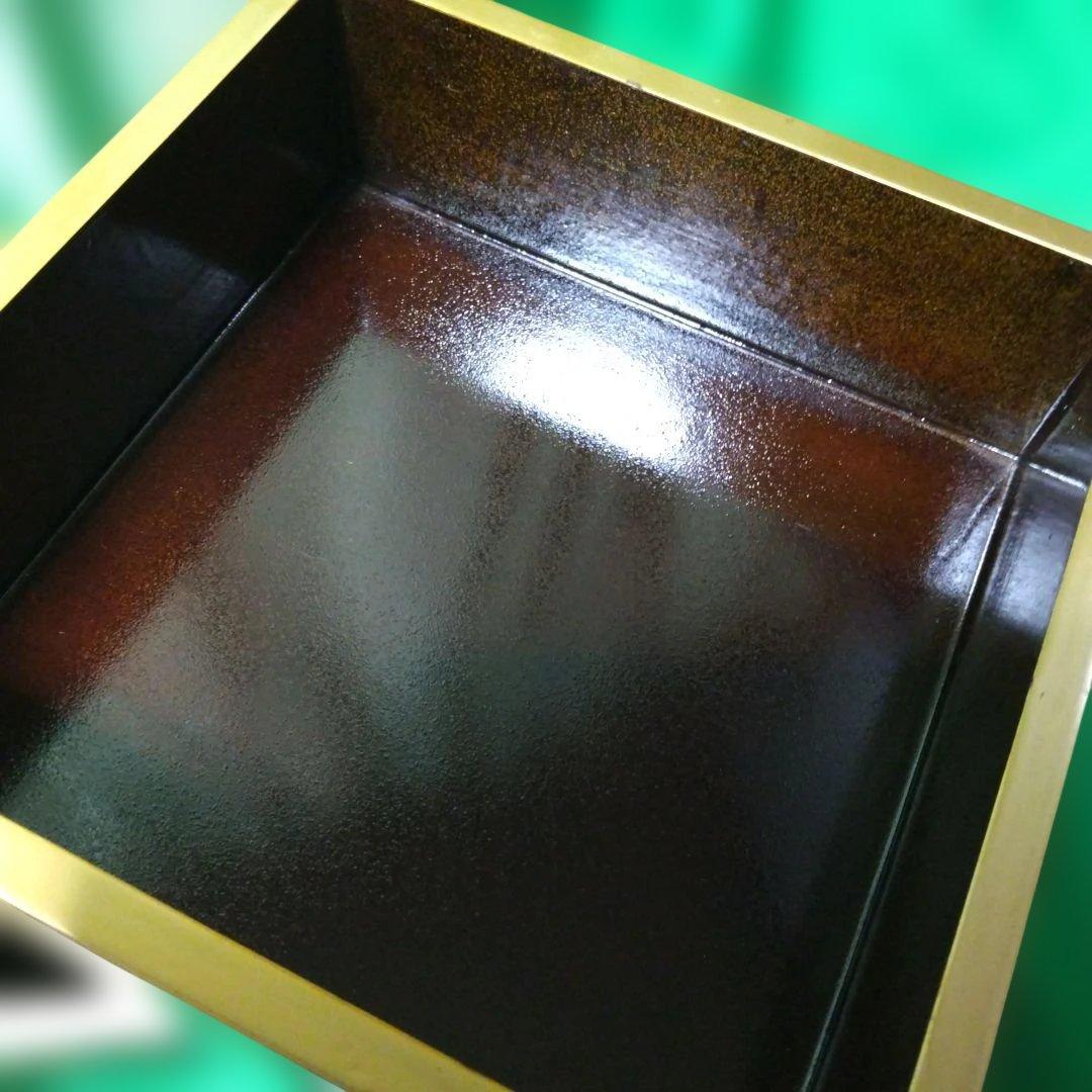 輪島塗 二段重箱 美品