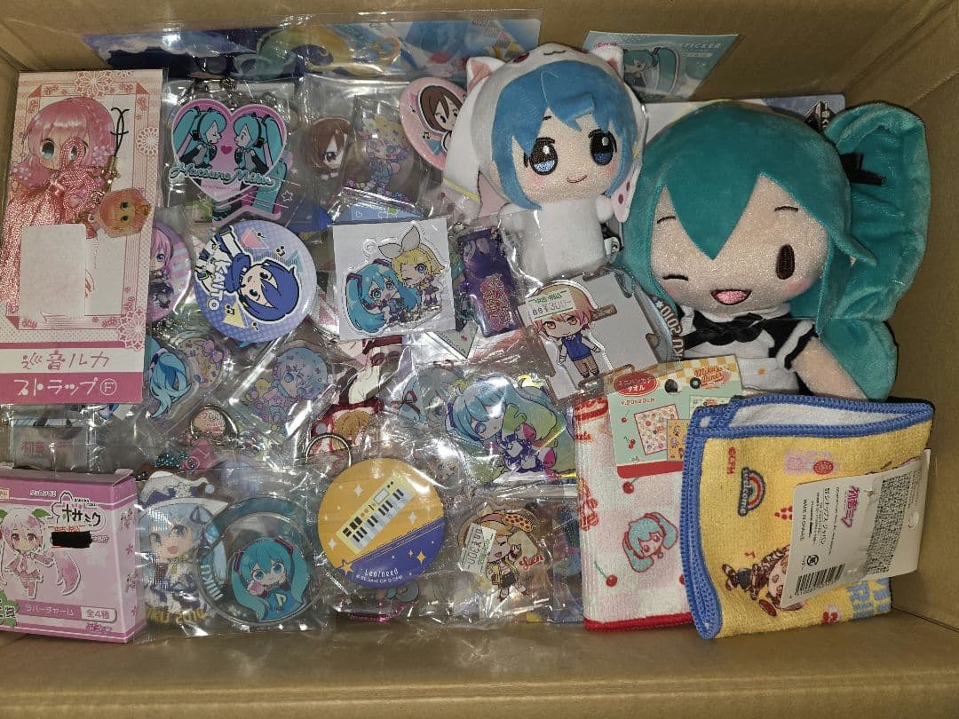 初音ミク、プロセカ　キャラクターグッズ　まとめ　160点