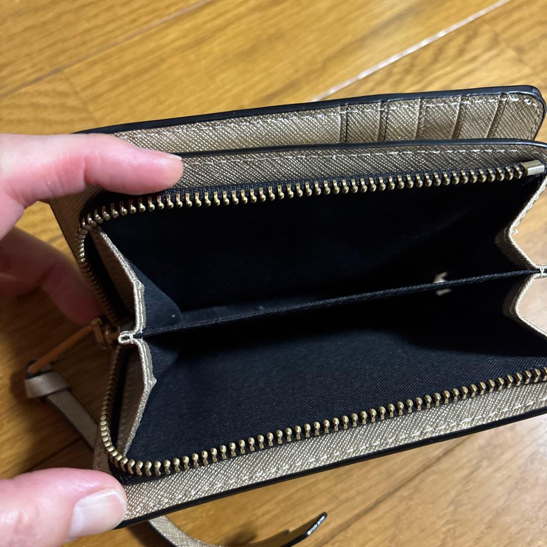 【未使用】Marc Jacobs マークジェイコブス二つ折り財布　バイカラー