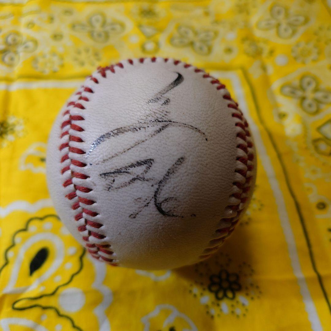 江夏豊 サインボール　ファイターズ