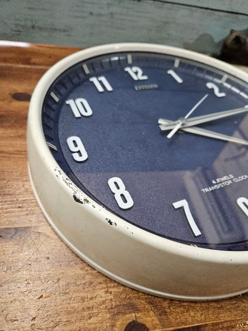 ジャパンヴィンテージ 70's CITIZEN 掛け時計 レトロ ファーストメカ