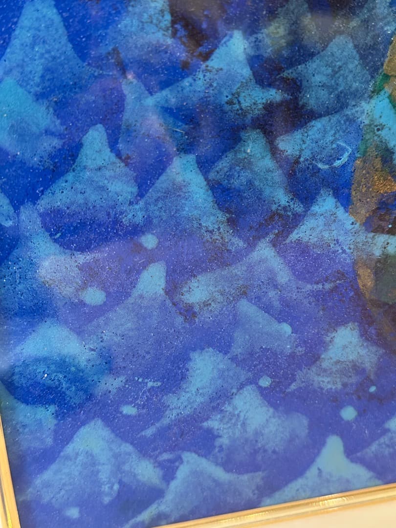 真作 大島祥丘 「人魚」 絵画 額装 直筆サイン 堂本印象 三樹社