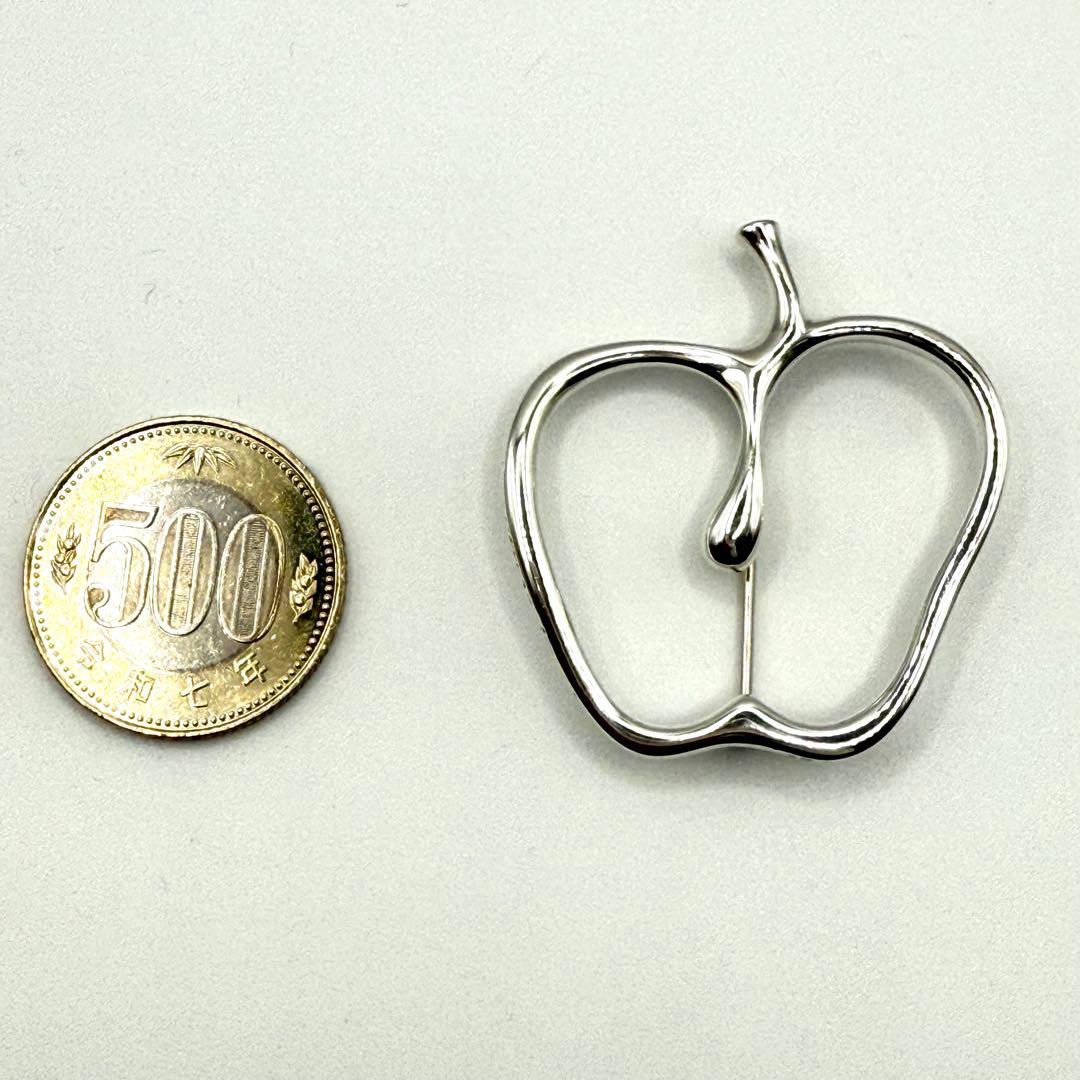 ★激レア★ティファニー アップル ラージ ブローチ シルバー リンゴ 大きい