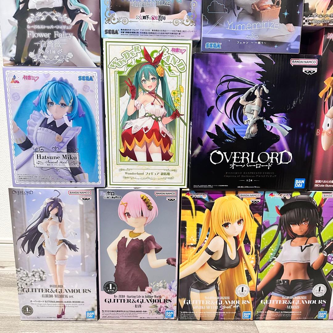 最新プライズフィギュア 25個セット セット販売　美少女　ジャンプ系②