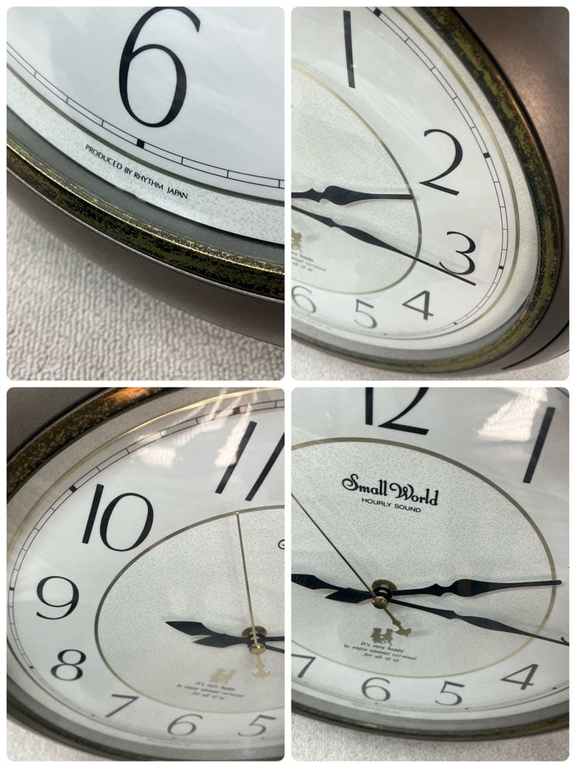 SmallWorldスモールワールド　からくり時計　掛時計　ヴィンテージ　レトロ