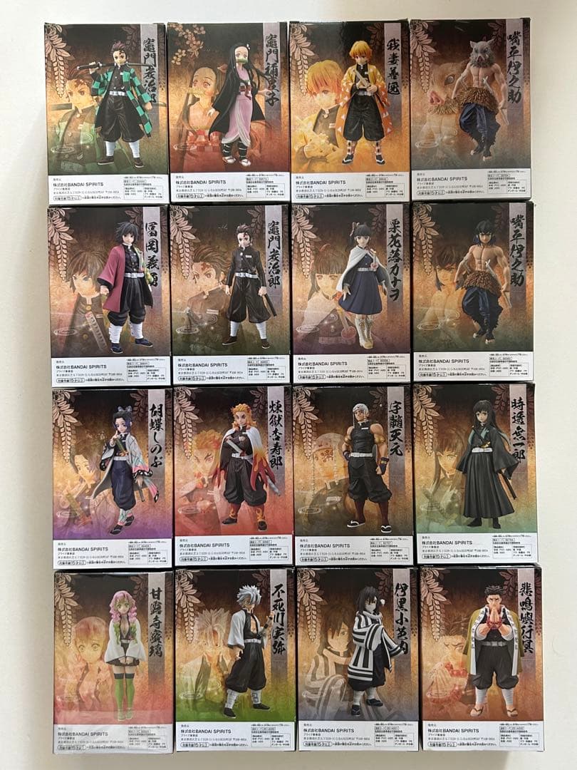 鬼滅の刃 フィギュア-絆ノ装-初版 ノ-マルカラ-ver.16体セット