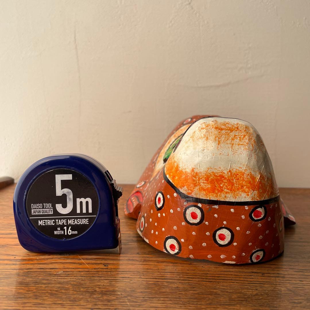 ご確認用　木製　木彫り　猿　マスク　お面南米　メキシコ　壁掛け　カラフル　手描き