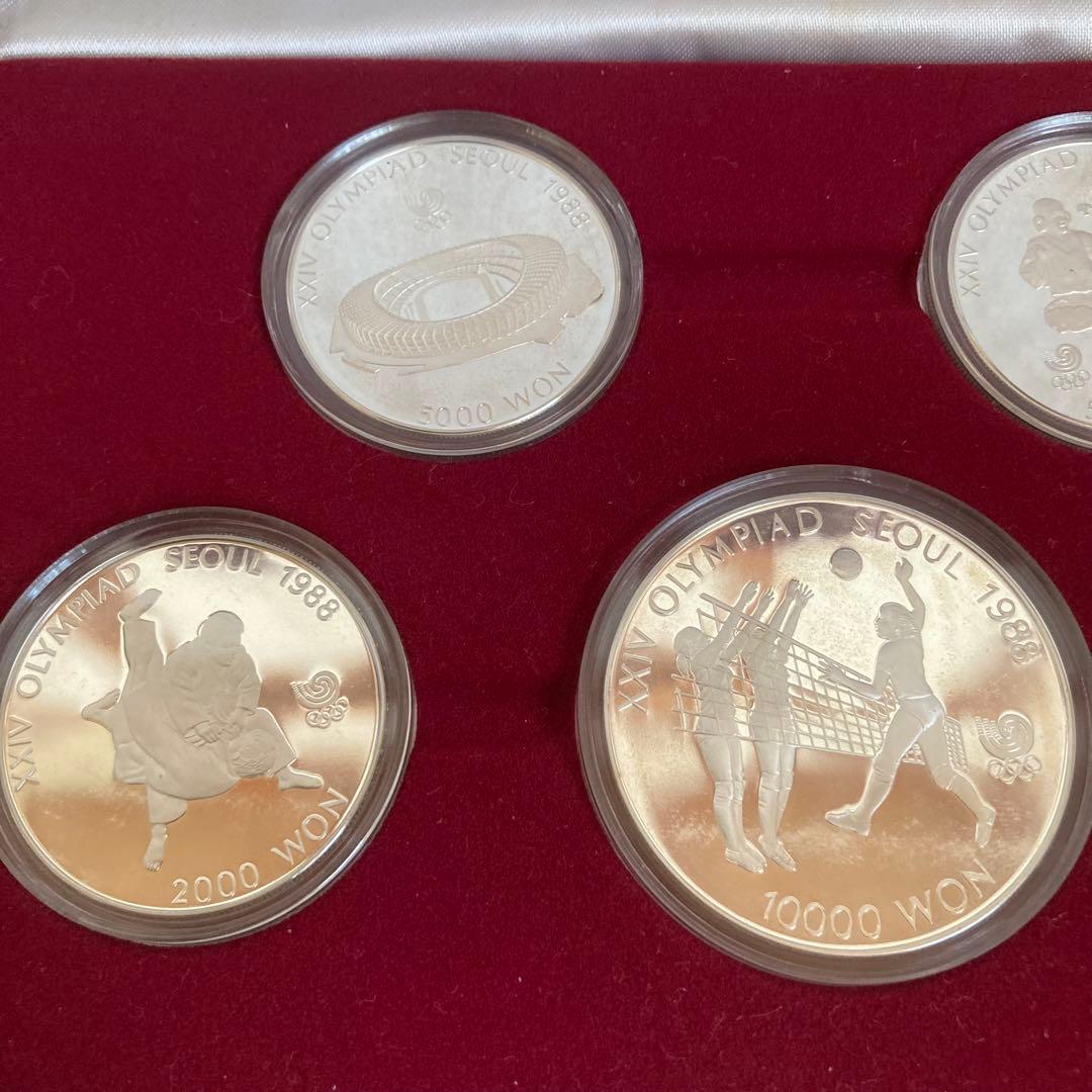 1988年 ソウルオリンピック 記念硬貨 メダル 5枚セット
