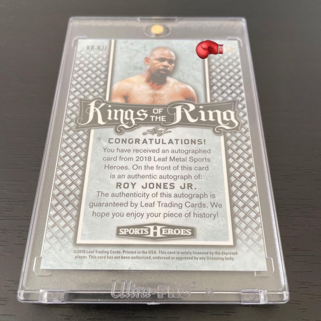 roy jones ロイ ジョーンズ 直筆サインカード 世界15枚限定